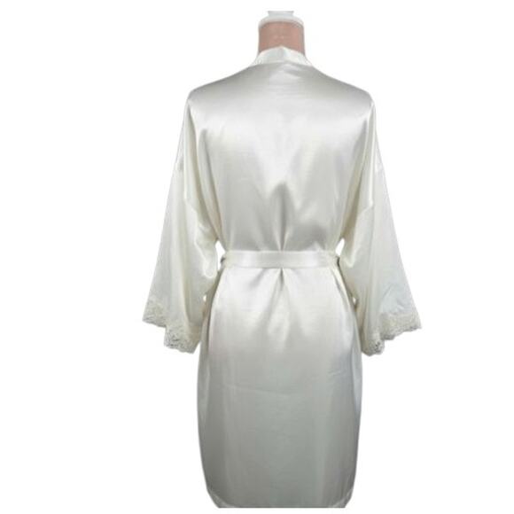 Vintage Victoria's Secret Gold Label Slip and Rob Set Cream Size Large - Picture 4 of 13